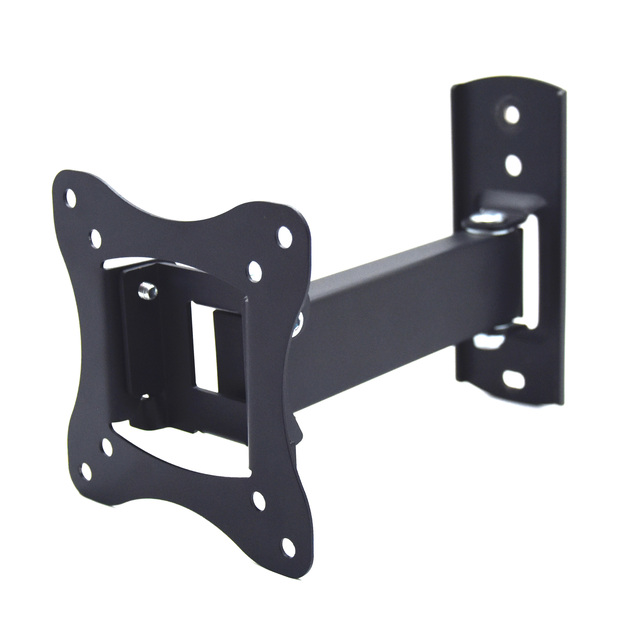 Screen Size 14"-27" VESA100X100 Universal Articulating Arm Full Motion Tilt and Swivel TV Wall Mount Bracket Stand