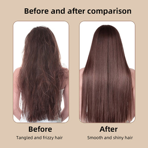 Hair Tool Factory Wet or Dry Hair Hair <strong>Brush</strong> for Women's <strong>Curly</strong> or Straight Styles Flexible Bristles Pain-free Detangling - Product Image 2