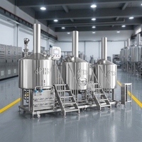 Système de brasserie artisanale automatique HG, capacité du réservoir de 1000 L, pour utilisation en restaurant, avec des fonctionnalités personnalisables et une garantie de 3 ans