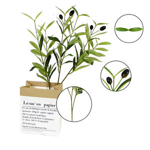 Offre Spéciale Plantes Artificielles Branches D'olivier En Soie Feuilles D'olivier Olivier pour La Décoration De Mariage - Product Image 1