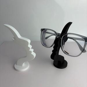 Supporto per Occhiali Stampato in 3D Regolabile a Forma di Viso con Contorni Eleganti - Product Image 4