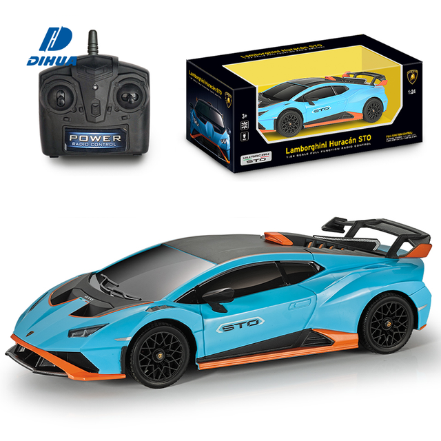 1:24 Scale Official Licensed Remote Control Vehicle 2.4Ghz Lamborghini Huracan STO RC Model Toy Racing Hobby Drift Sport Car