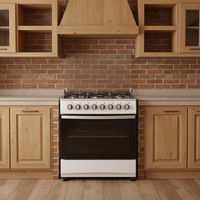 Kompor Gas Multi-Burner Stainless Steel, Oven Grill, Mudah Dibersihkan, Kapasitas Besar untuk Restoran, Rumah, Luar Ruangan, dan Penggunaan RV