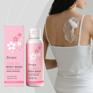 Gel de ducha suave con aroma a flor de cerezo, hidratante para la piel, con fragancia floral, delicado y suave. - Product Image 1