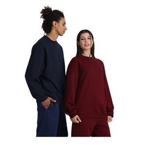 Wholesale High Quality Heavyweight <b>Padded</b> 550gsm 100% Cotton Comfortable Casual Fashionable Street Winter Men's Round-<b>Neck</b> - Product Image 2