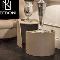 Boca do lobo table basse centrale moderne au design unique et de luxe table basse dorée et blanche