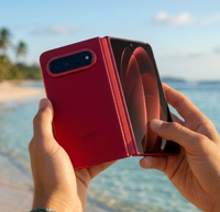 Smartphone mobile Xiaomi 18 Fold 5G édition limitée en céramique rose, appareil photo 200 MP, écran pliable pour Xiaomi AI Life
