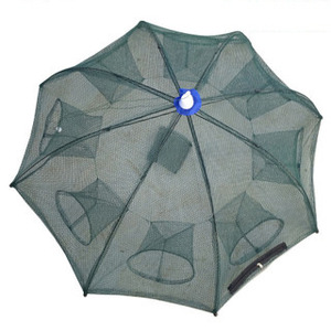 Red de pesca plegable de polietileno de 120 cm, trampa automática para camarones y peces - Product Image 5