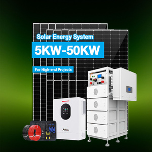 ระบบพลังงานแสงอาทิตย์ 5kW ถึง 50kW สำหรับการจ่ายไฟฟ้าที่ยั่งยืน พร้อมระบบจัดการแบตเตอรี่อัจฉริยะ (BMS) และระบบตรวจสอบอัจฉริยะ สำหรับโครงการระดับไฮเอนด์ - Product Image 2