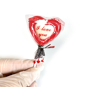 Dolce Mix di frutta sapore duro lecca-lecca amore cuore e forma di animale <span class=keywords><strong>caramelle</strong></span> in borsa impronta lecca caramella - Product Image 1