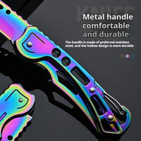 Couteau pliant en acier inoxydable compact capable aventure en plein air chasse industrielle survie Camping tactique OEM