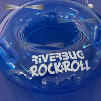 Durable unique/double tube gonflable de natation tube aquatique pour parc aquatique toboggan pour le plaisir