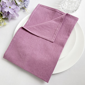Aangepaste Tafel Servet Roze Linnen Tafel Servetten Katoenen Linnen Set Voor Bruiloftsfeest Restaurant Katoenen Linnen Tafel Servet - Product Image 3