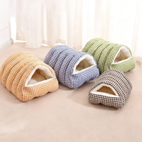 Lit pour chat et chien personnalisé OEM ODM, en polaire arctique chaud, lavable en machine, doux et confortable pour toutes les saisons, fournitures pour animaux de compagnie en gros