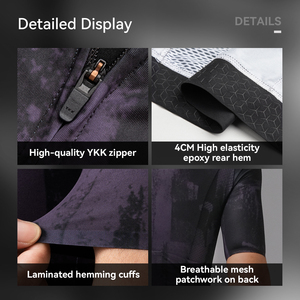 VNS-Maillot de cyclisme à manches courtes pour hommes, vêtement respirant, équipement professionnel de cyclisme, été - Product Image 6
