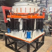 Concasseur à cône à ressort durable avec moteur AC et engrenage à roulement pour applications minières et de carrière
