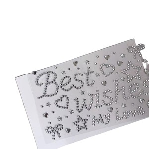 Adesivi in Acrilico a Forma di Diamante 'Happy Birthday' in Inglese 15x10cm, Decorazioni Fai-da-Te per Scatole Regalo, Cuori, Fiocchi, Stelle, Stile Fresco e Naturale - Product Image 5
