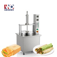 Máquina para Hacer Pan Plano Comercial de Alta Capacidad, Máquina Industrial para Pan Árabe Pita, Rodillo Eléctrico Automático para Masa de Pizza 304