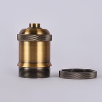 Support de lampe vintage E27, douille à vis E27, base antique de style Edison, support de lampe suspendu en métal, aluminium, 4A 220V