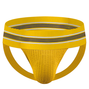 Mens đồ lót của nam giới cotton thoáng khí jockstrap 5cm sọc dây thắt lưng sexy <span class=keywords><strong>thongs</strong></span> gay gấu người đàn ông tóm tắt & Boxers jockstrap - Product Image 2
