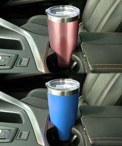 Borracce in acciaio inox isolato doppia parete viaggio Tumbler durevole isolato tazza di caffè tazza termica con coperchio - Product Image 6