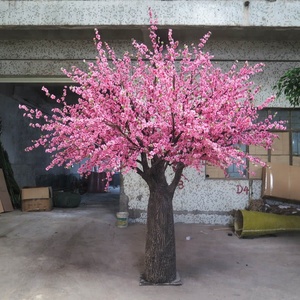 Nhân Tạo Hoa đào màu hồng Sakura cây cho đám cưới centerpieces Trắng <span class=keywords><strong>Maple</strong></span> cây lớn màu xanh lá cây cây - Product Image 3