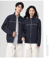 Sweat à capuche personnalisé en molleton 350 g/m² avec col montant et motif imprimé pour homme, fermeture éclair, manches longues, décontracté, noir uni, streetwear, printemps