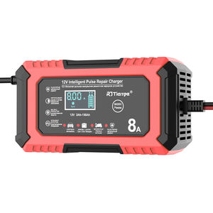 מוצרי טרנדי האחרונים 12v 8a מטען סוללה 12 v 8a מטען סוללה/אופנוע תואם lifepo4 - Product Image 1