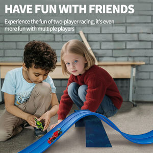 AJB Multijoueur Racing Interaction Double-piste Soft orbit Versatile Glide Rail Car Competition Toys for Kids - Product Image 4