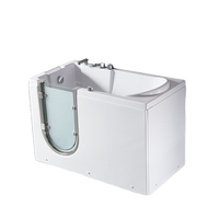 Baignoire autoportante en acrylique pour personnes âgées et handicapées, moderne, portable, avec 12 jets de massage pour une thérapie relaxante, idéale pour les hôtels