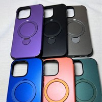 Étui magnétique pour iPhone 17, protection intégrale anti-chute, support de bureau rotatif à 360 degrés, coque de téléphone antichoc I16 Pro