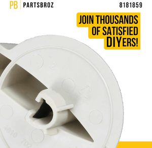 Whirlpool Perilla de Control Compatible, Lavadora Secadora <span class=keywords><strong>Broz</strong></span> WP8181859 Ultra Durable, Pieza de Repuesto PARA EL Hogar, Control de Plástico, 1 Año - Product Image 3