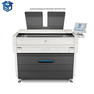 Harga Pabrik Kedua Tangan Teknik Blueprint Inkjet Printer Mesin A0 Format Lebar Mesin Fotokopi dengan Scanner untuk KIP7100 7170