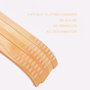 Grucce Appendiabiti Personalizzate con LOGO <span class=keywords><strong>per</strong></span> <span class=keywords><strong>Armadio</strong></span>, da Esterno, in Legno di Alta Qualità, 40CM, <span class=keywords><strong>per</strong></span> Adulti - Product Image 3