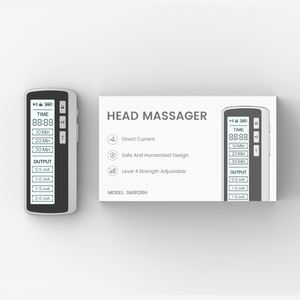 Alat pijat kepala arus langsung, perangkat TDCS intensitas rendah untuk peningkatan konsentrasi tidur, stimulasi otak, kulit kepala terfokus - Product Image 2