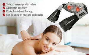 Masajeador Electrónico de Cuello y Hombros con Función de Amasamiento y Control de Tiempo para Alivio de la Migraña - Product Image 2