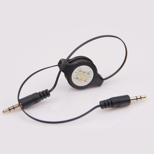 Cable de extensión Jack de 3,5mm, Cable auxiliar chapado en oro de 3,5mm, Cable de Audio retráctil para teléfono, altavoz de coche, auriculares MP4 - Product Image 6