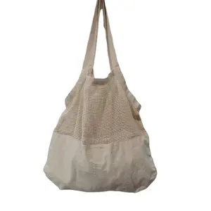 Certified Organic Cotton Mesh Produce Bag, Bread Bag and Canvas Tote Bag, 9 Pcs Set