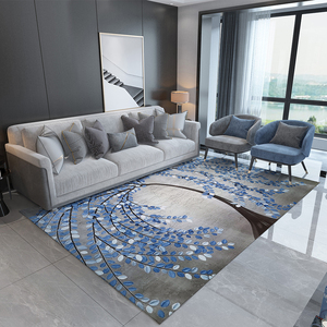 พรมปูพื้นขนาดใหญ่สำหรับห้องนั่งเล่นและห้องนอน ดีไซน์หรูหราคลาสสิก ผลิตจากโพลีเอสเตอร์ที่เป็นมิตรต่อสิ่งแวดล้อม พร้อมลวดลายแปลกใหม่ - Product Image 4
