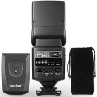 Flash Godox TT560 II TT560II avec Signal Sans Fil 433 MHz Intégré + Déclencheur Flash pour Appareils Photo Reflex Numériques Canon/Nikon Pentax Olympus