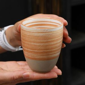 แก้วน้ำชาสไตล์เรโทร งานเซรามิกทำมือ สำหรับชุดแก้วกาแฟ - Product Image 3