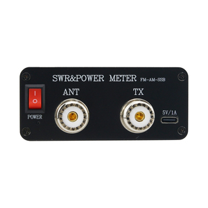 เครื่องวัด SWR และกำลังไฟฟ้าดิจิตอล CQV-SWR120 1.8MHz-54MHz หน้าจอ LCD สี พร้อมอินเทอร์เฟซ Type-C เครื่องวัดพลังงาน - Product Image 4