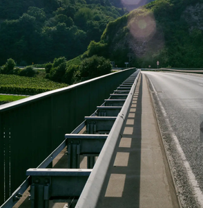 Anti Collision Highway Guardrail Barrier With Hot <b>Dip</b> Galvanized Surface For Long Service Life - Product Image 2