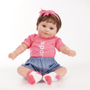 Voiture Islamique Munecas Peluche Berceau Sirène Hobby Cheval Fille Balle Piscine Trucs Poupée Reborn - Product Image 4