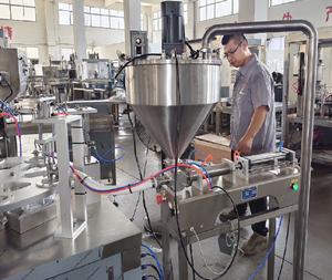 Máquina Automática de Llenado de Pistón Rotatorio con <span class=keywords><strong>Tolva</strong></span> Aislada para Máquina de Llenado de Vasos de Cubitos de Hielo - Product Image 4