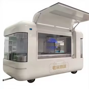 The Mobile Food Truck Trailer Is Equipped with a Fully-fledged <b>Kitchen</b> and Can Sell Food Such As Coffee and Ice Cream. - Product Image 1