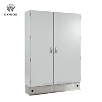 Boîtier de distribution électrique étanche personnalisé pour extérieur, armoire de commande électrique en métal avec fenêtre d'inspection