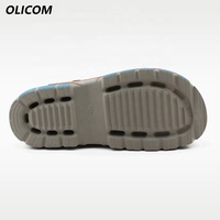 OLICOM Sabots Grande Taille Personnalisables en Usine, Sabots Unisexe à Sangle Convertible, Respirants, Soutien de la Voûte Plantaire, Anti-odeur, Sandales d'Été