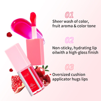 OEM Soin des Lèvres Vegan Bio Huile de Coco Lèvres Repulpeuses Grenade Nourrissant Hydratant Huile pour les Lèvres de Marque Privée