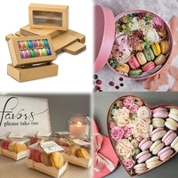 Boîte d'emballage en papier tiroir pour mini-cupcakes, gâteaux, œufs et tartes aux fruits, avec logo personnalisé, échantillon gratuit, vente en gros d'usine à prix abordable